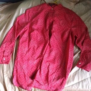 Ralph Lauren Red Long Sleeves Top XL